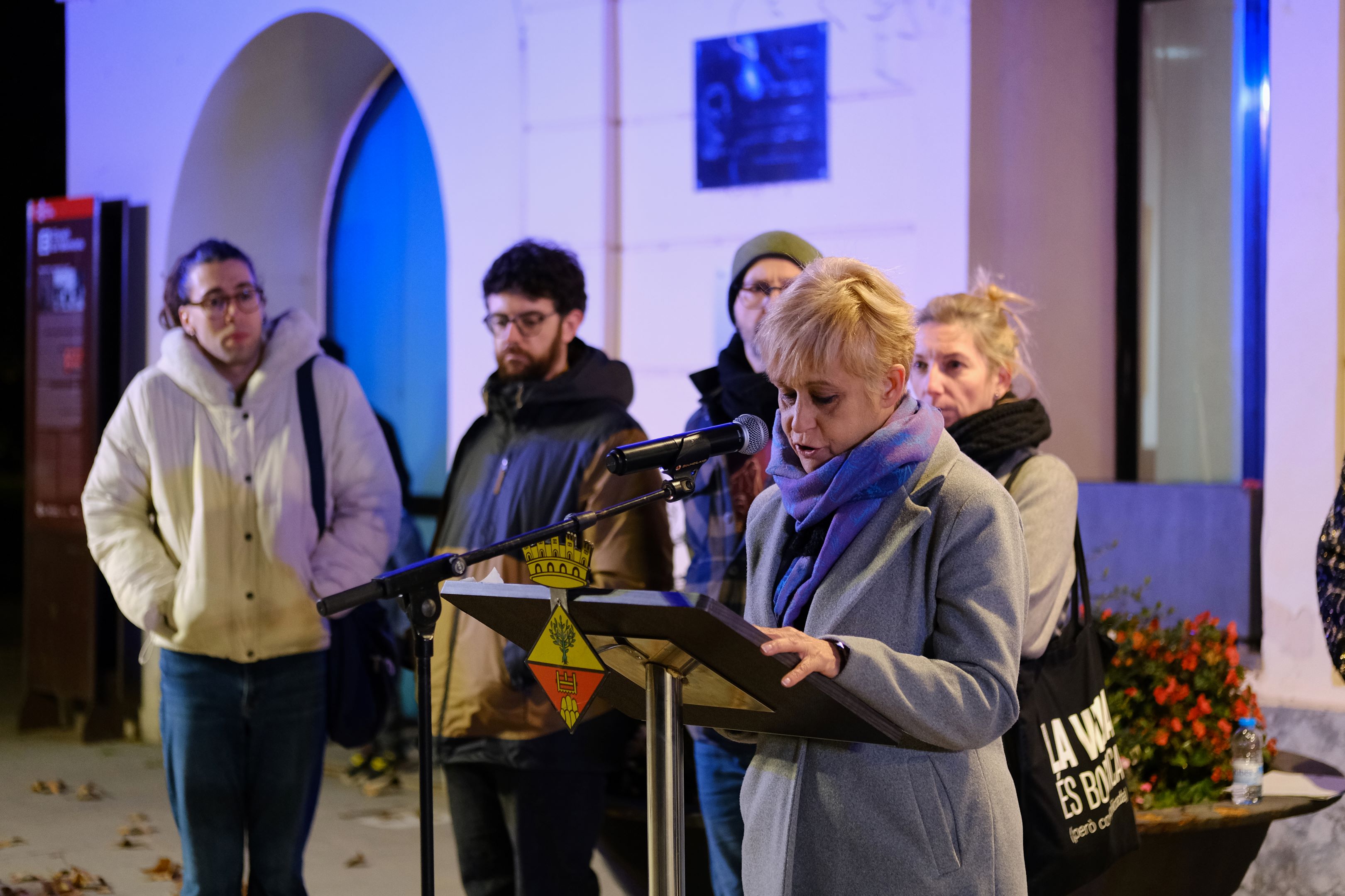 Commemoració del 25N a Olesa de Montserrat 2025.  