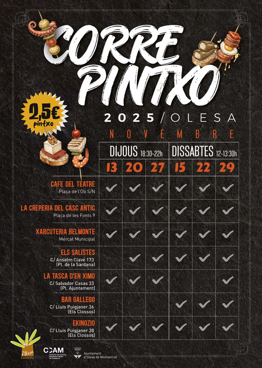 Cartell del Correpintxo 2025