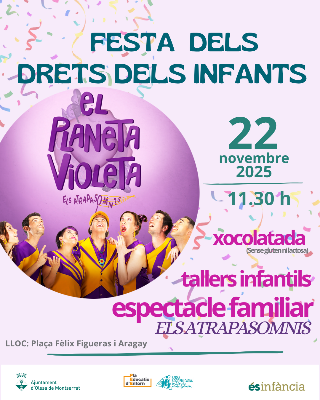 Cartell de la Festa dels Drets dels Infants 2025