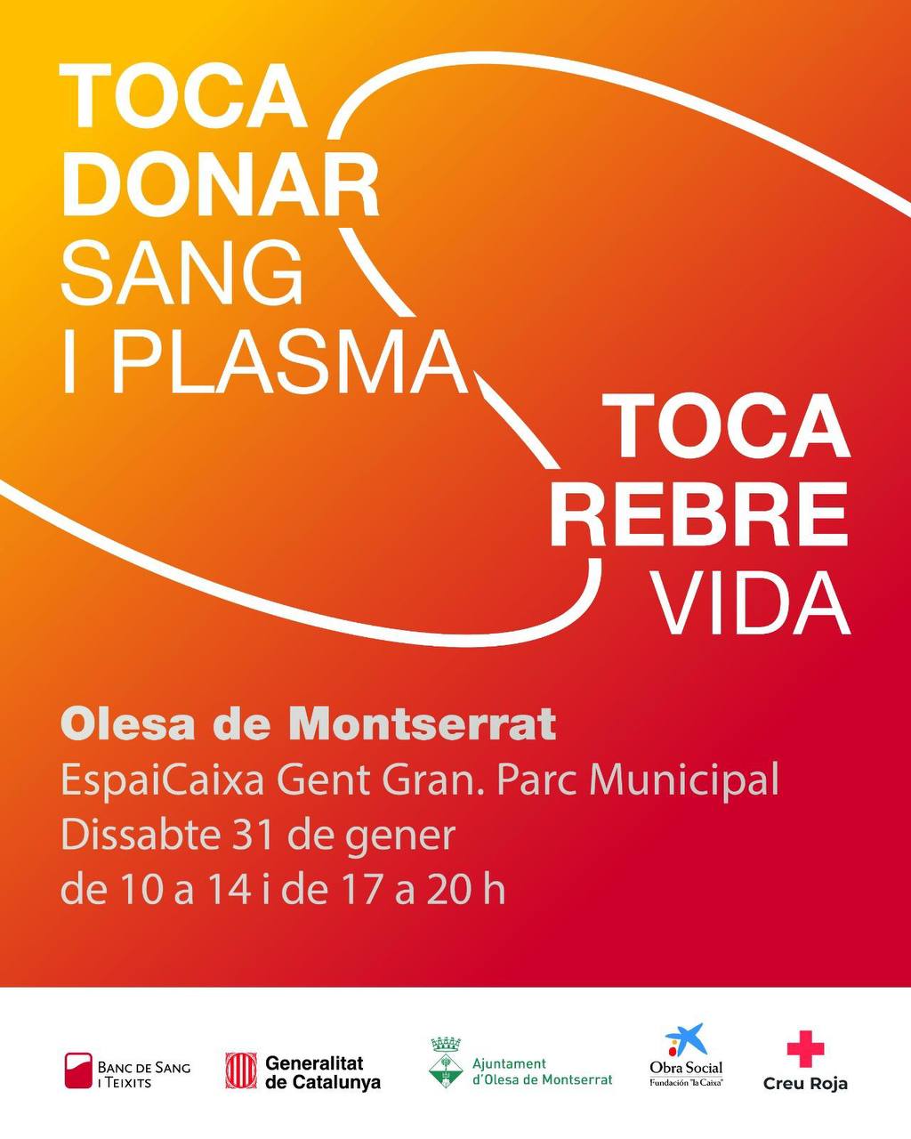Donació de sang 31 de gener 2026.