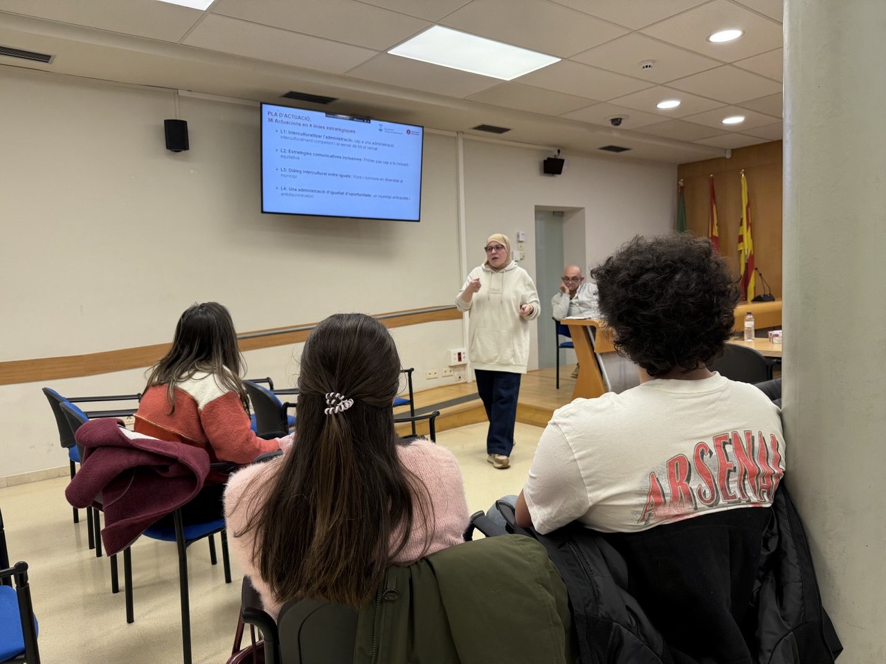 Fotografia de l'acte de presentació pública del PLAMI el gener de 2026