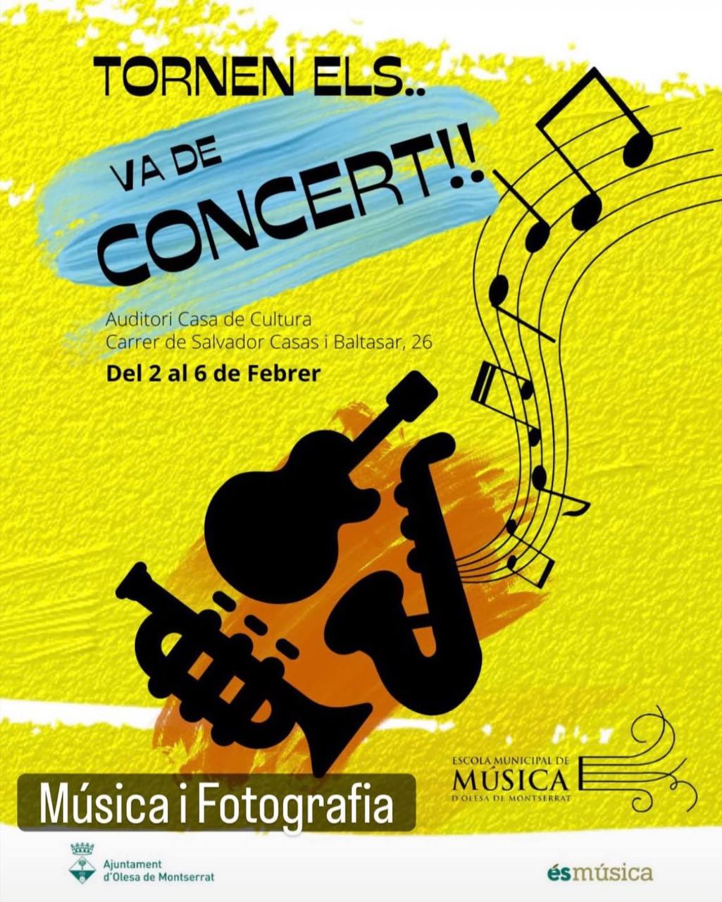 Va de concert! Febrer 2026.