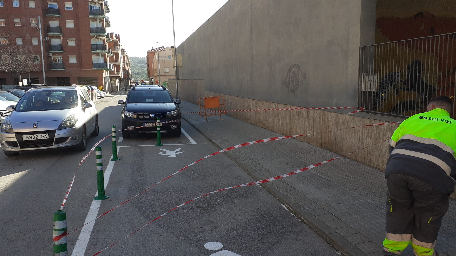 Afectacions pel temporal de vent