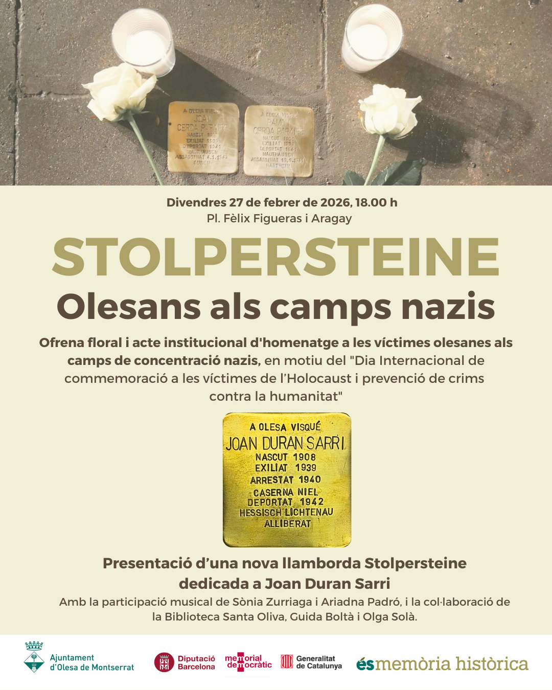 Cartell_Acte Stolpersteine 2026