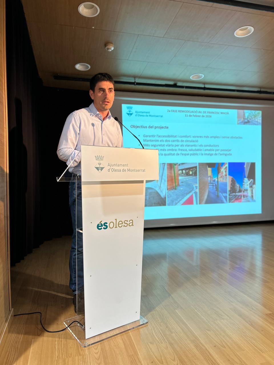 Sessió informativa presentació del projecte de la 2a fase de remodelació de l'av. Francesc Macià.