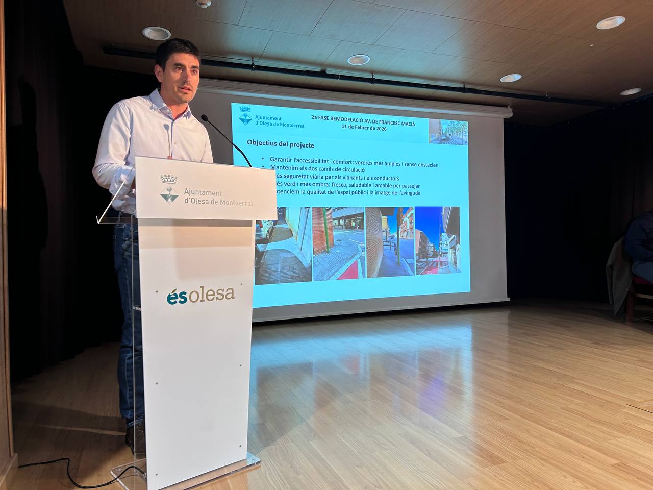 Sessió informativa presentació del projecte de la 2a fase de remodelació de l'av. Francesc Macià.