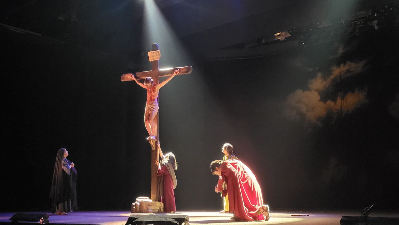 Imatge de l'espectacle de La Passió d'Olesa de Montserrat.