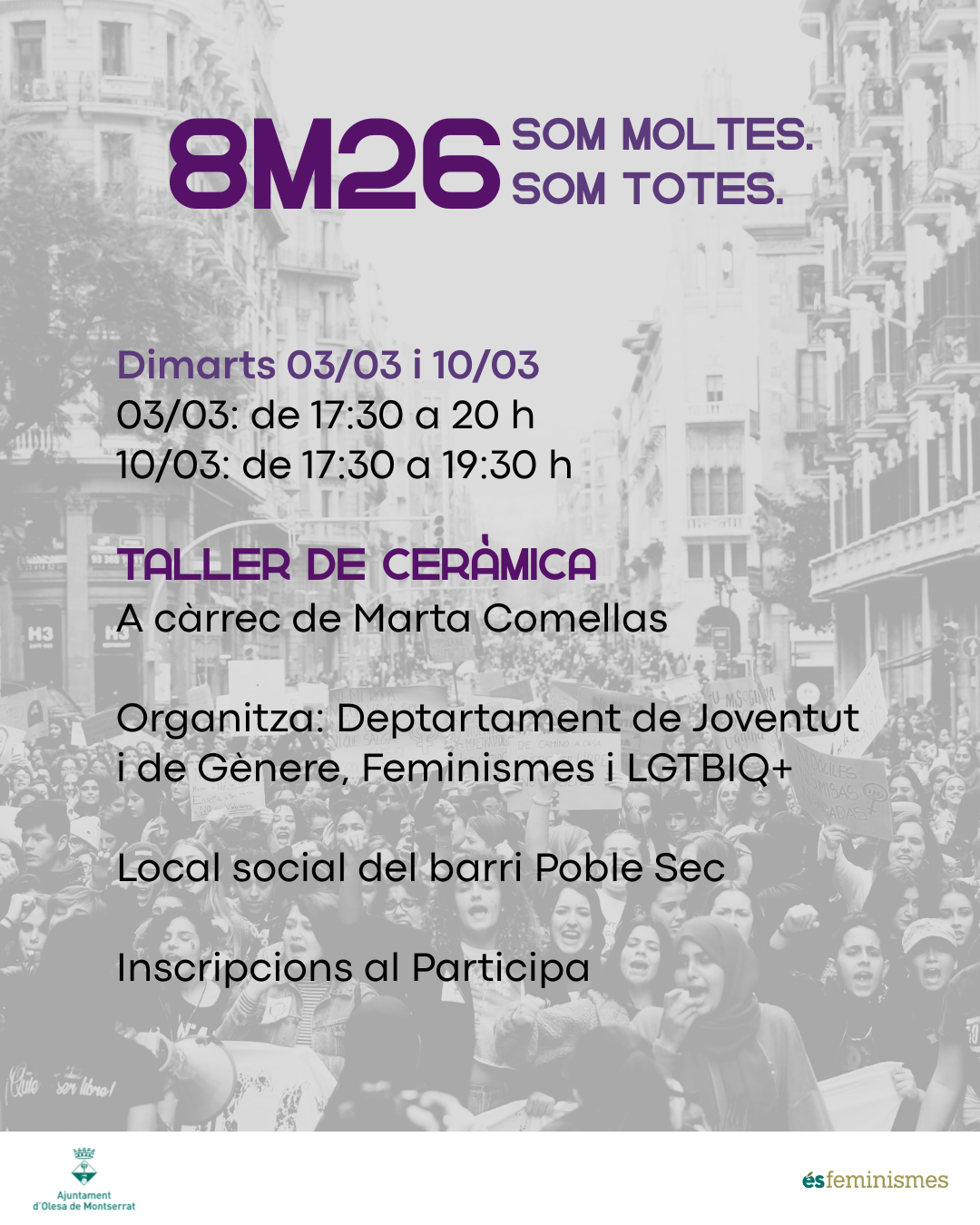 Cartell taller de ceràmica