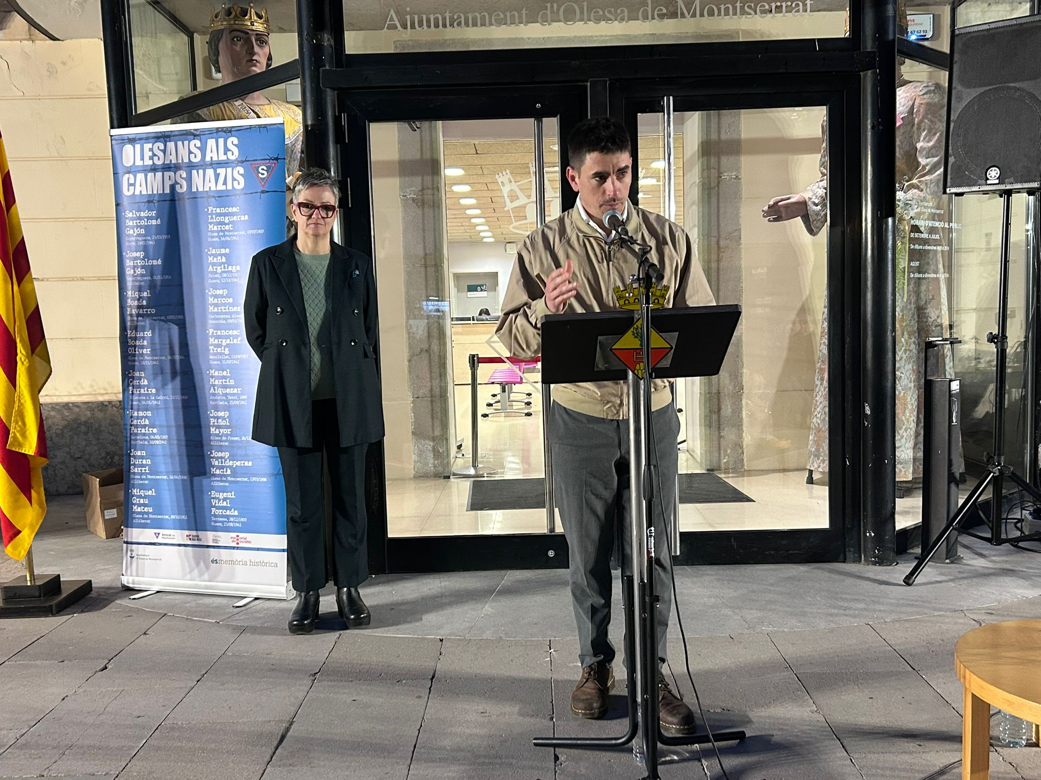 Homenatge als olesans víctimes del nazisme 2026. 