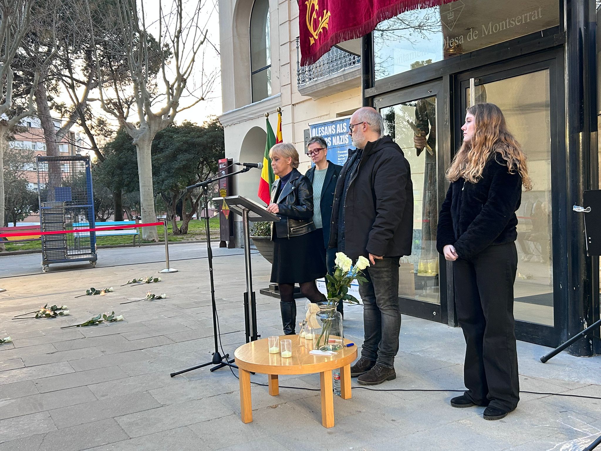 Homenatge als olesans víctimes del nazisme 2026. 