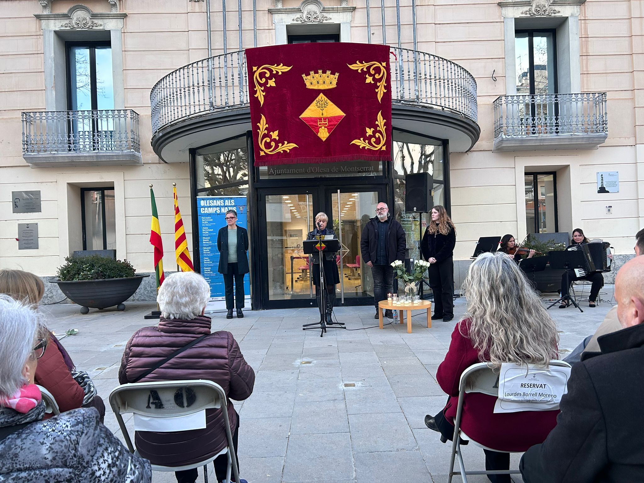 Homenatge als olesans víctimes del nazisme 2026. 