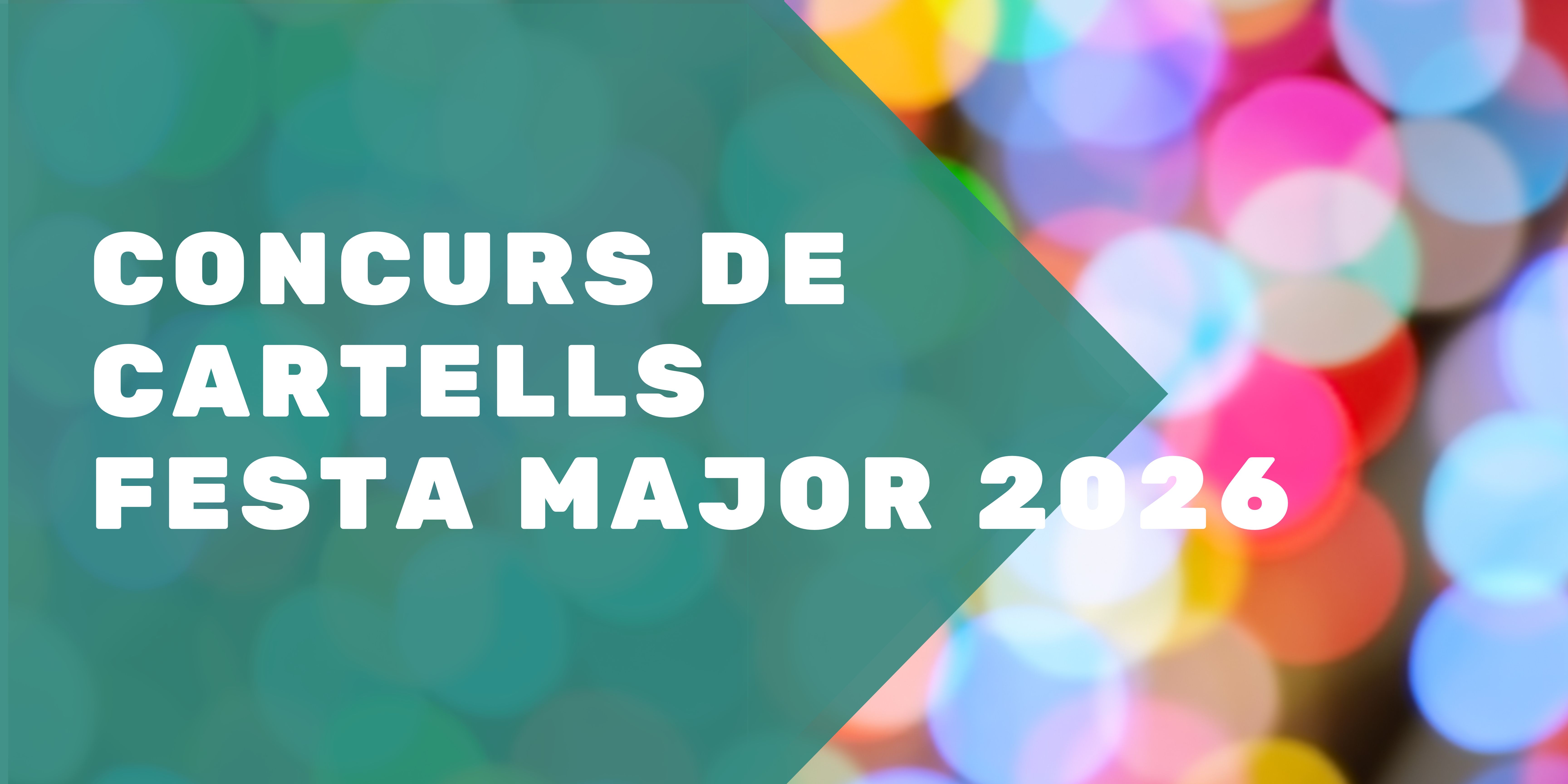 Banner concurs de cartells Festa Major