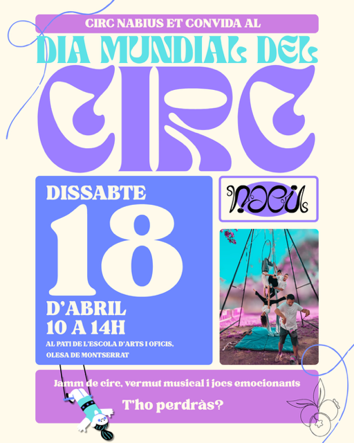 Cartell del Dia mundial del Circ 2026.
