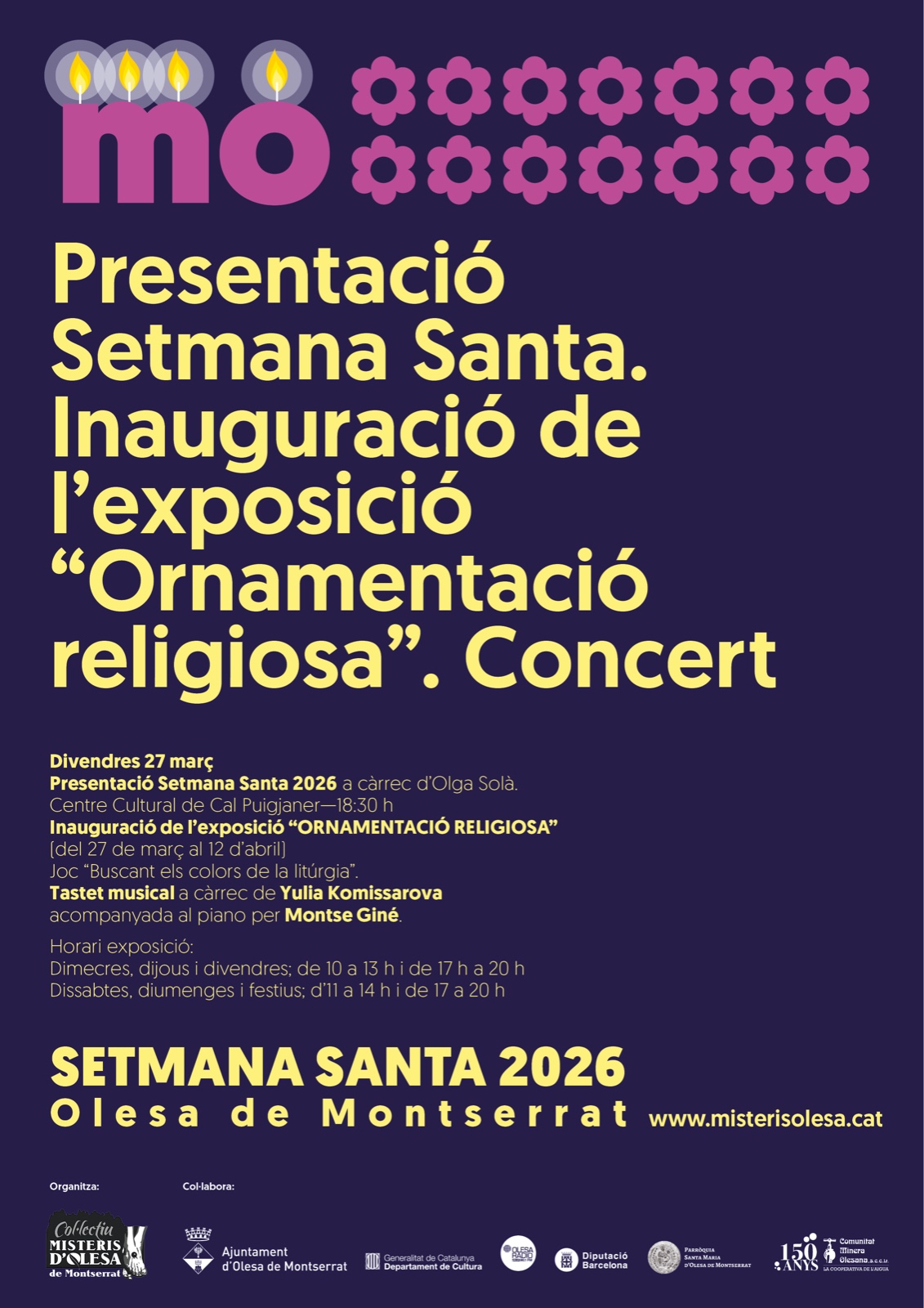 Cartell_Presentació de la Setmana Santa 2026