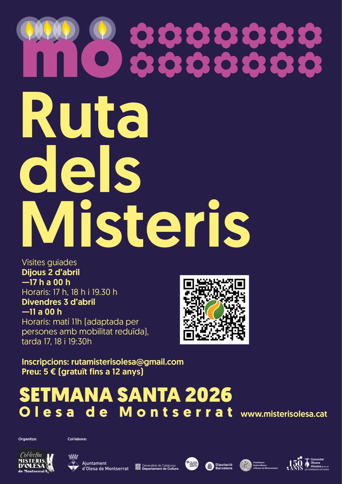 Cartell Ruta dels Misteris 2026