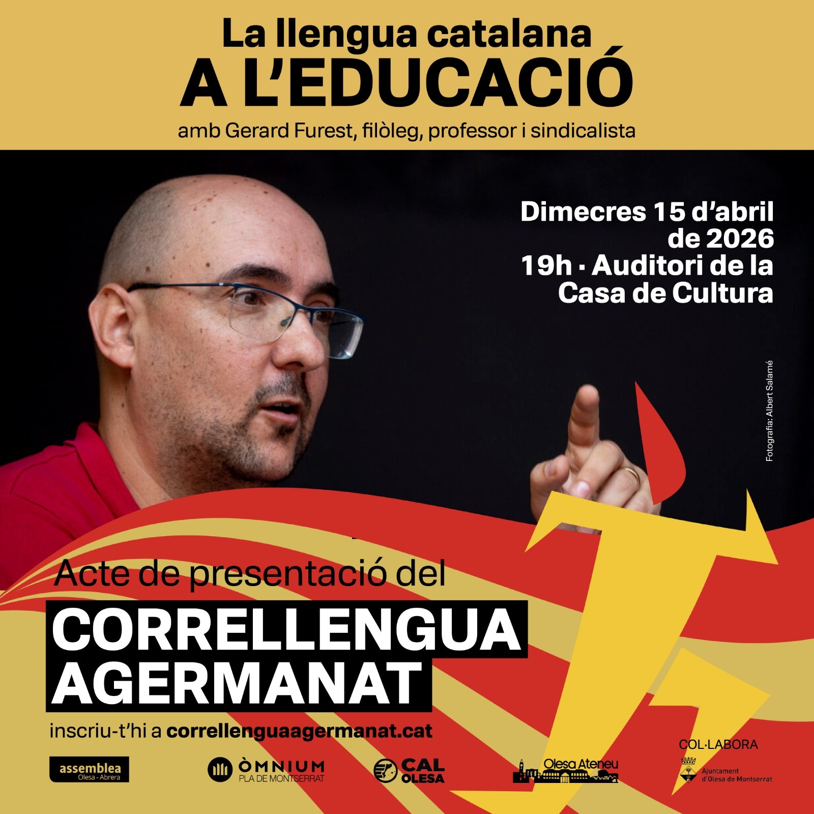 Cartell acte de presentació del Correllengua agermanat