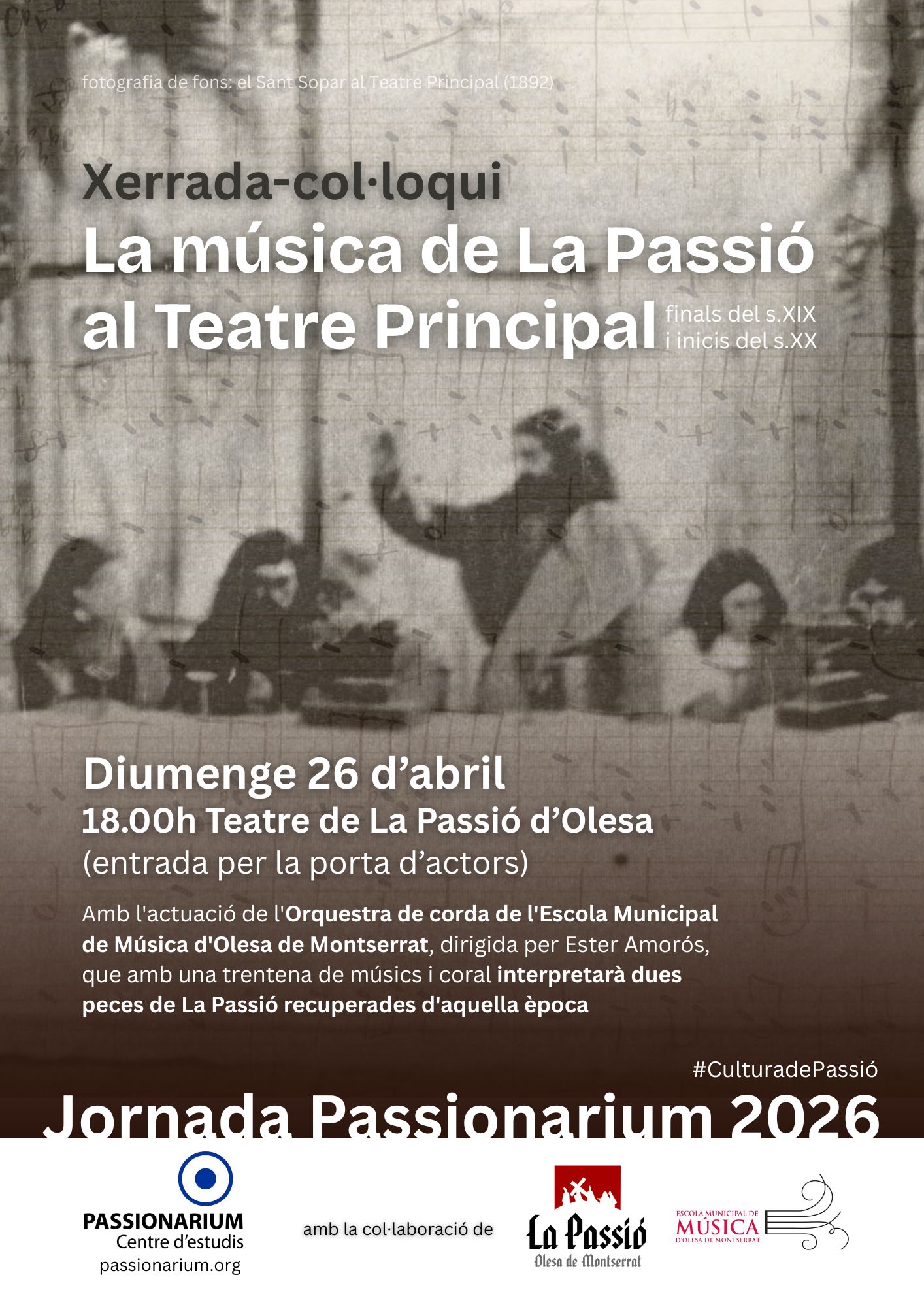Cartell Jornada Passionarium 2026
