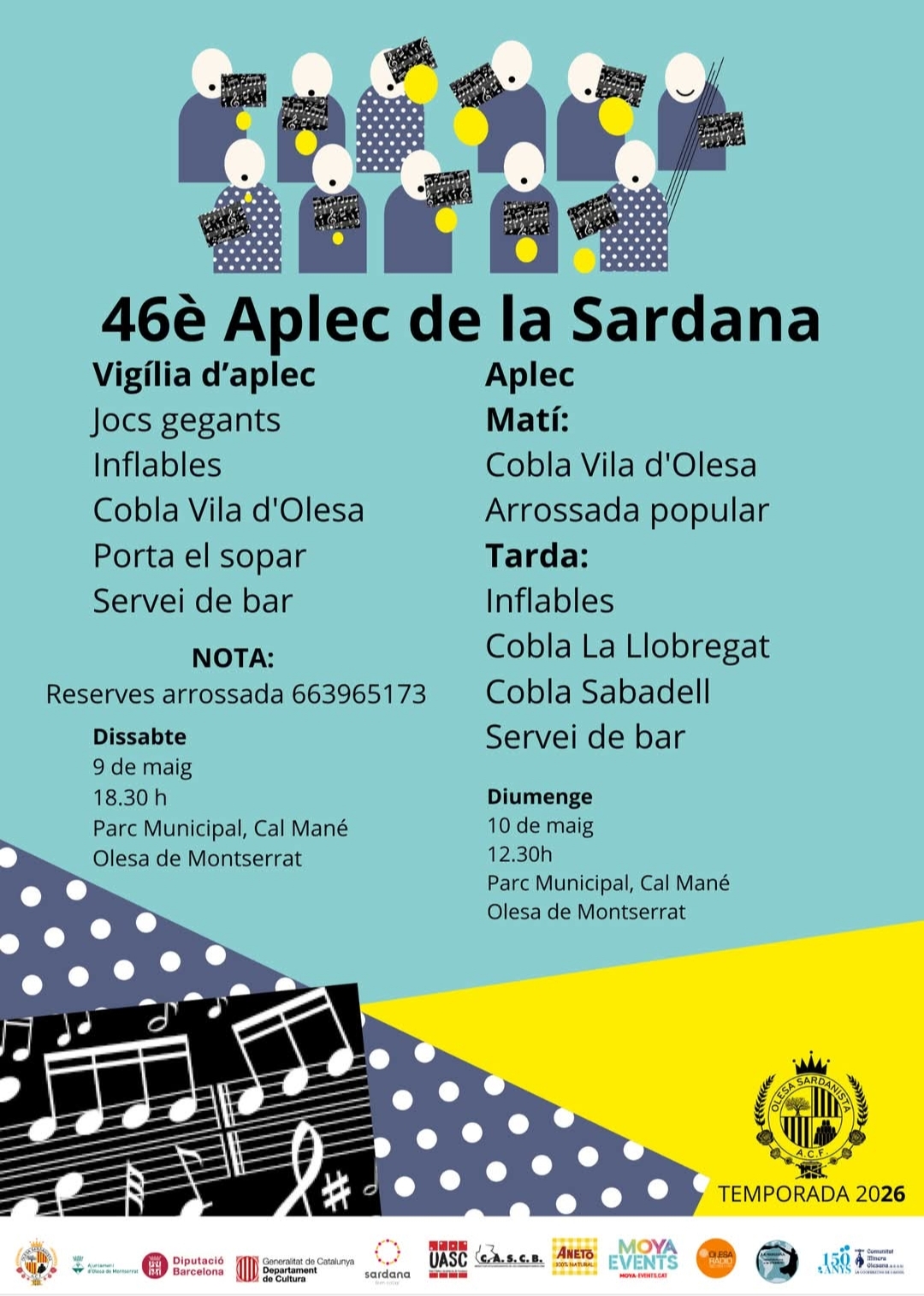 Cartell del 46è Aplec de la Sardana 