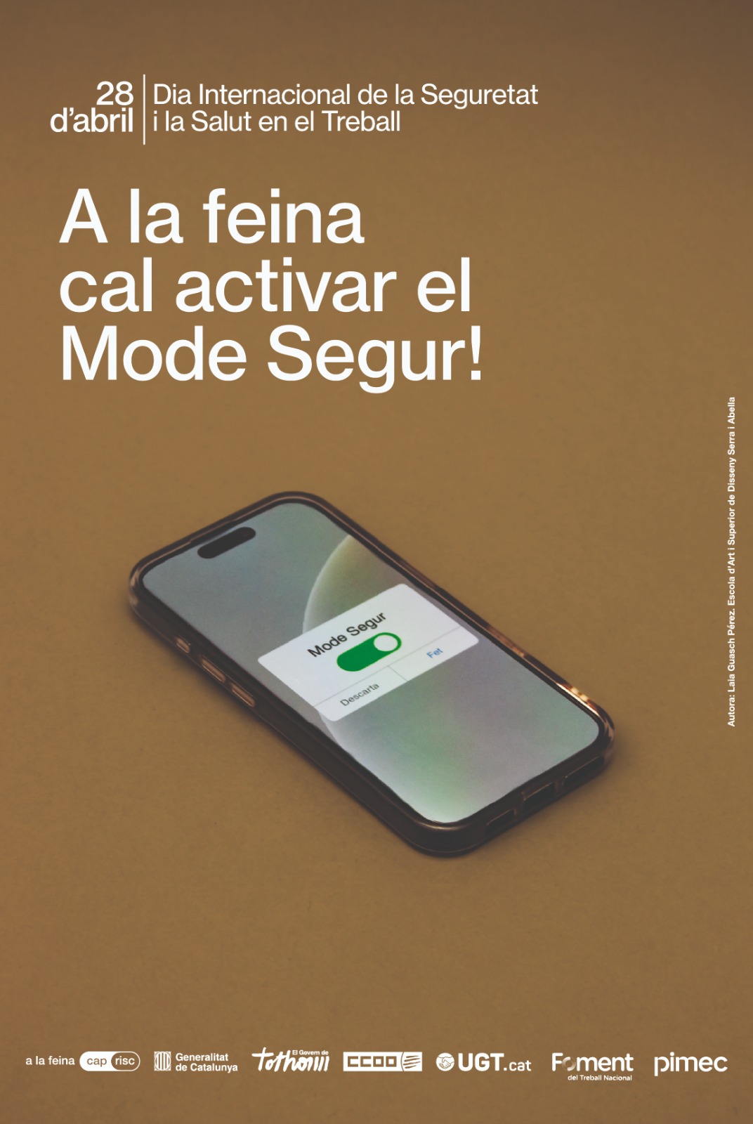 Cartell Dia Internacional de la Seguretat i la Salut en el Treball 2026