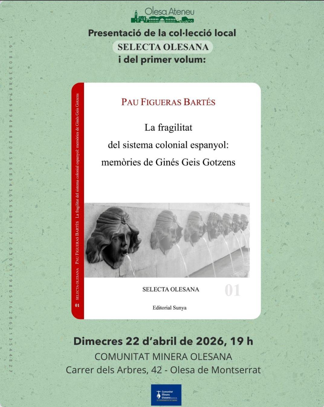 Cartell presentació Selecta Olesana