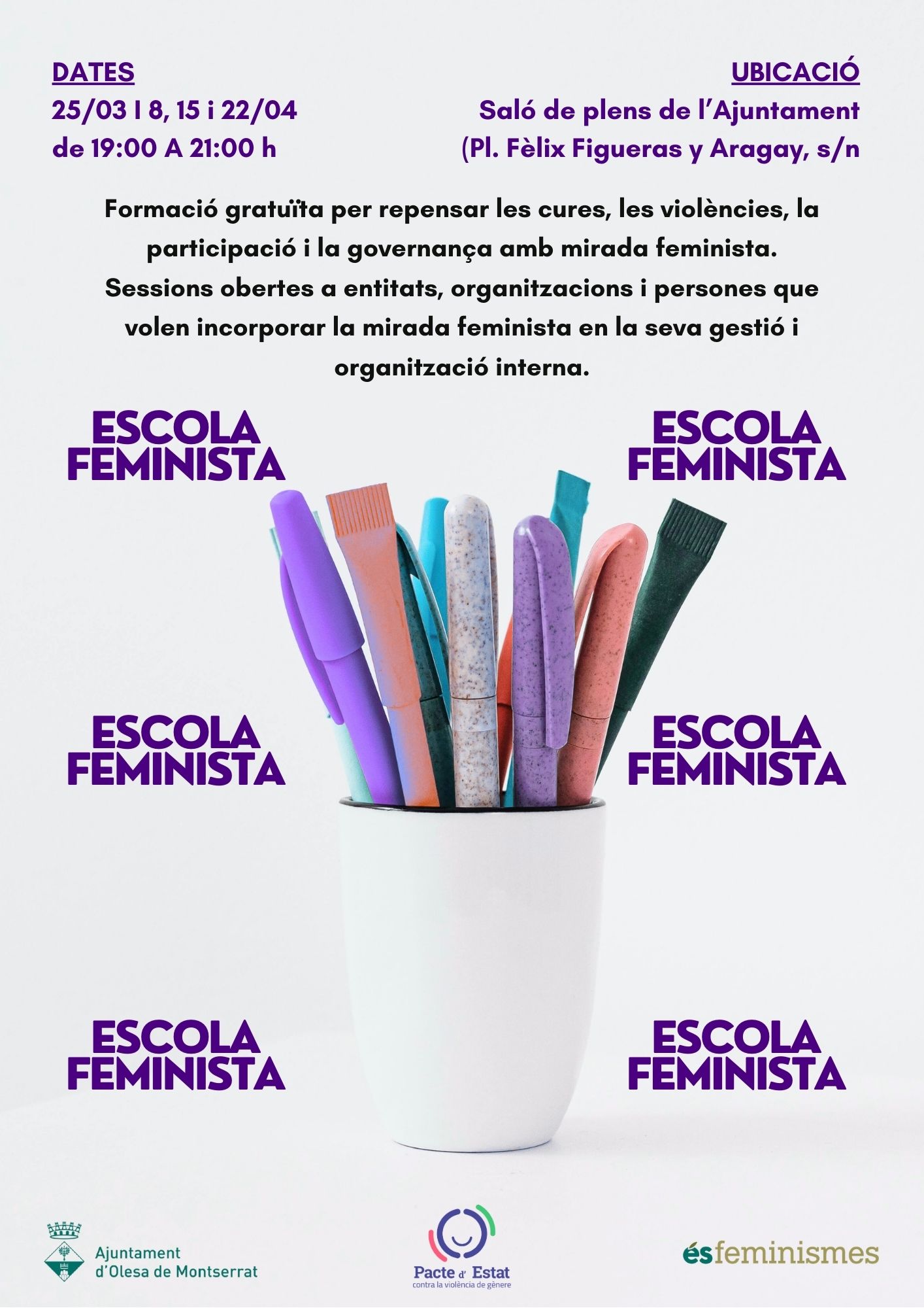 Cartelll Escola Feminista