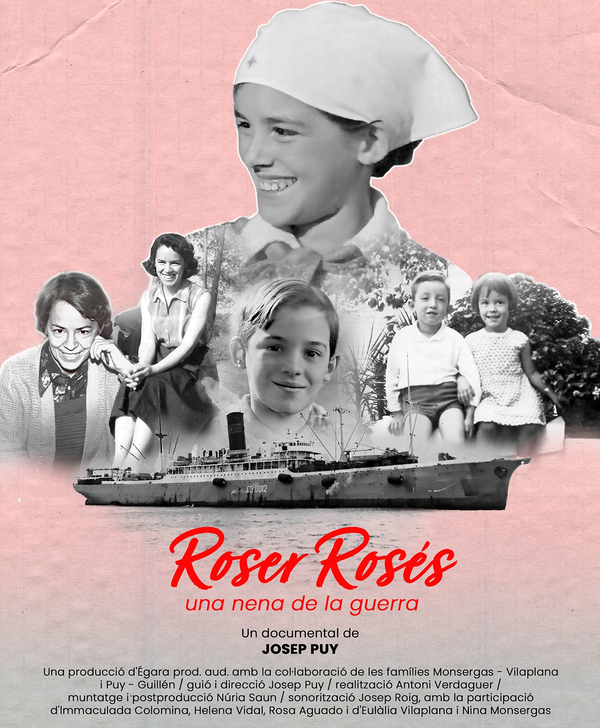Cartell Documental Roser Rosés, una nena de la guerra.