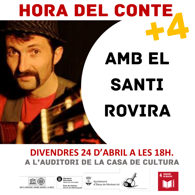 Hora del conte amb Santi Rovira. Abril 2026.
