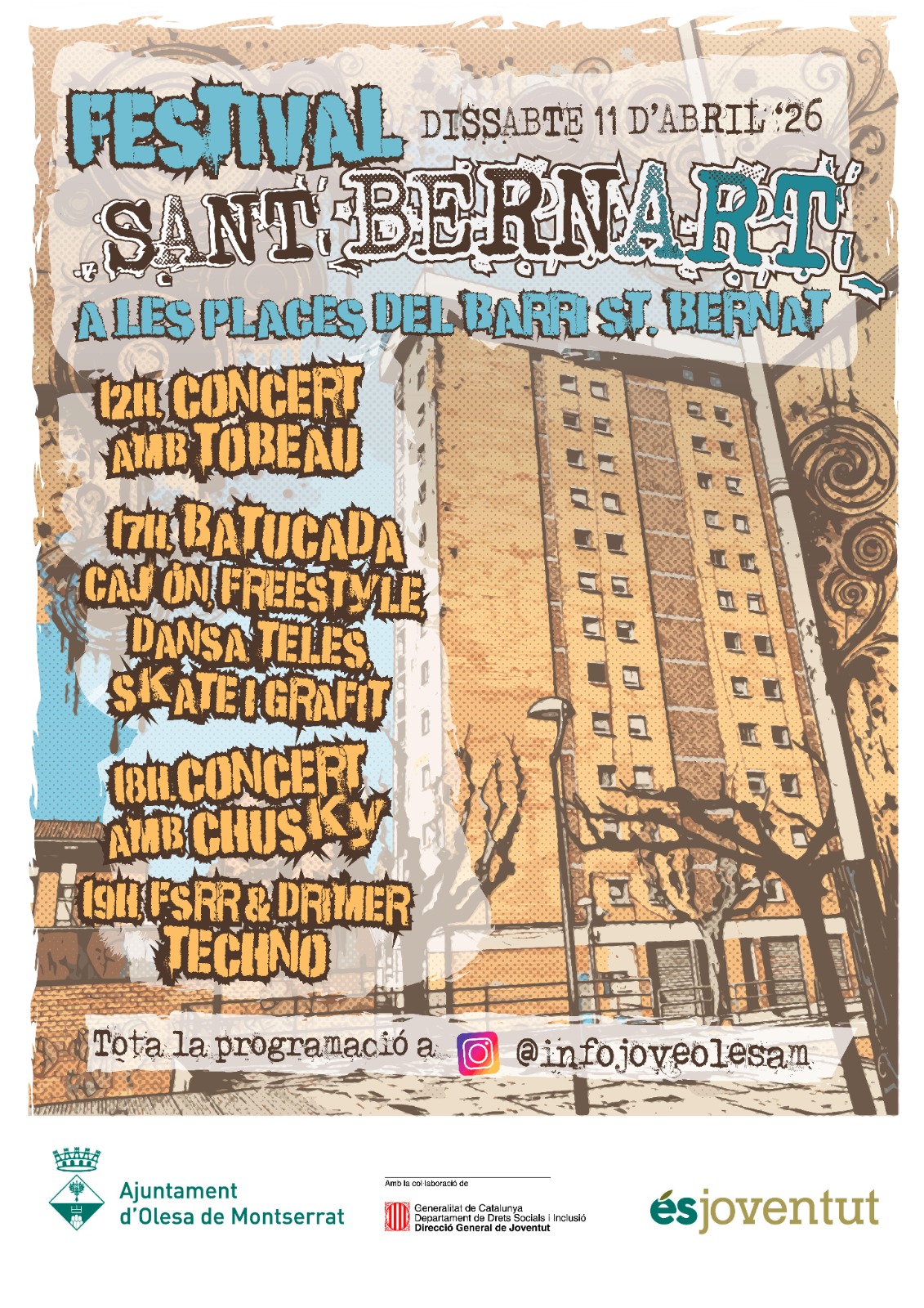 Cartell del Festival Sant BernArt