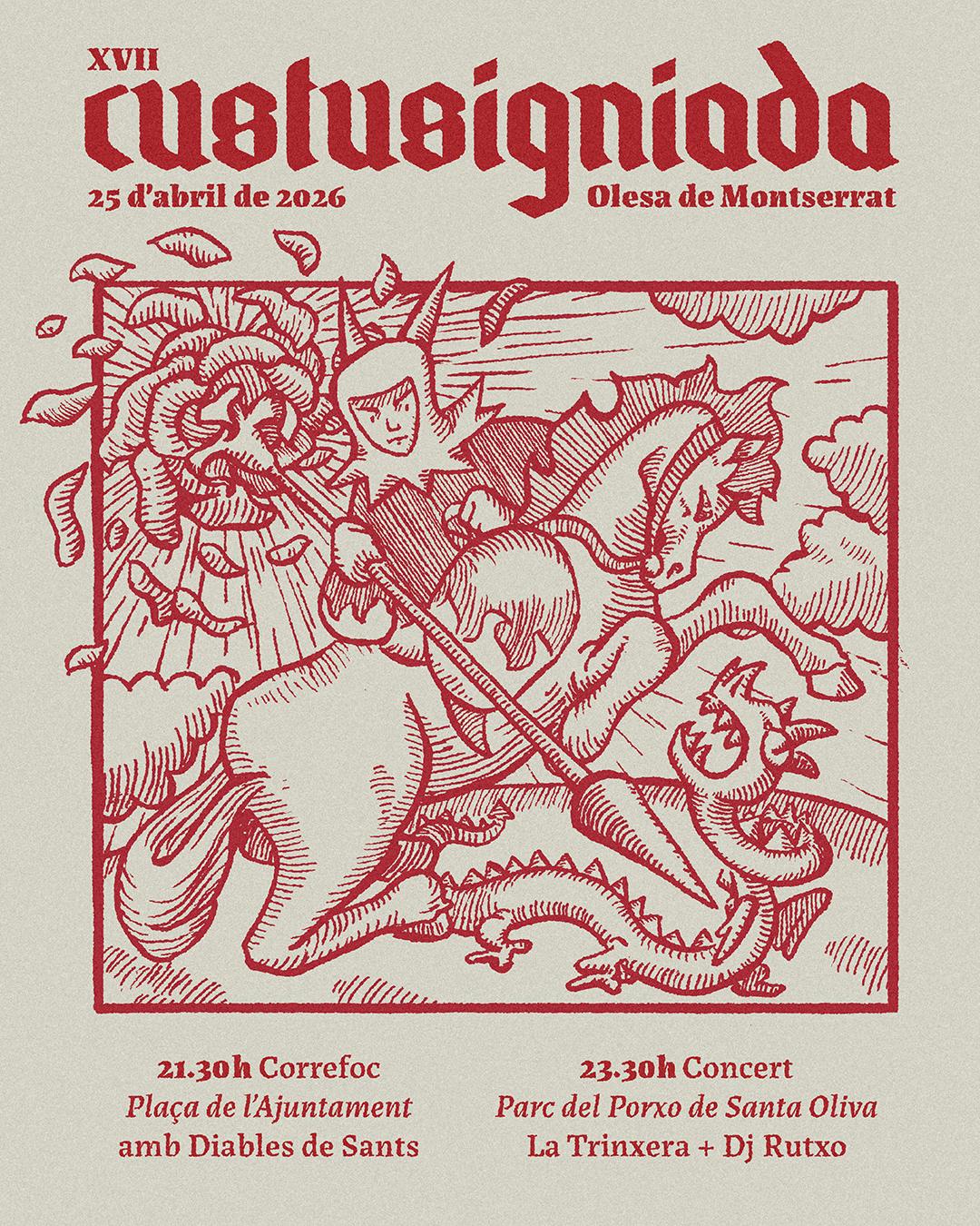 Cartell de la Custusigniada 2026