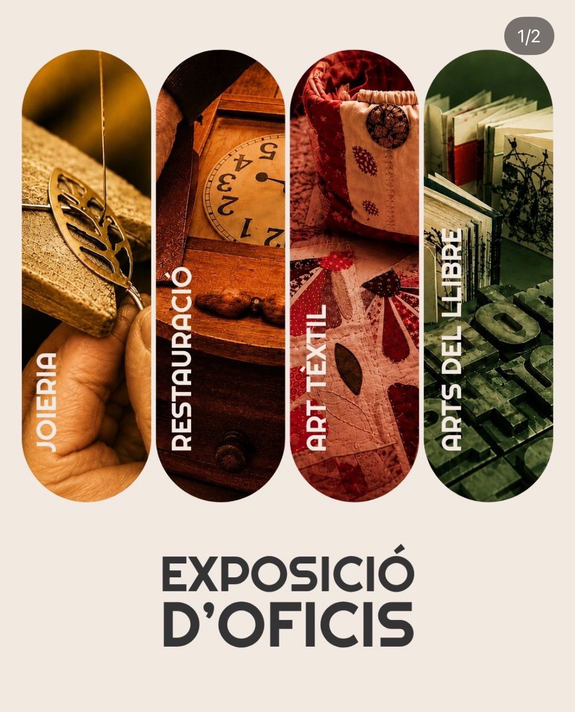 Cartell exposició d'oficis 2026
