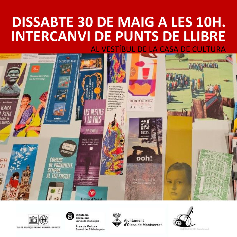 Cartell Intercanvi punts de llibre 2026