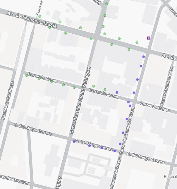 Afectacions estacionaments treballs de formigonat 