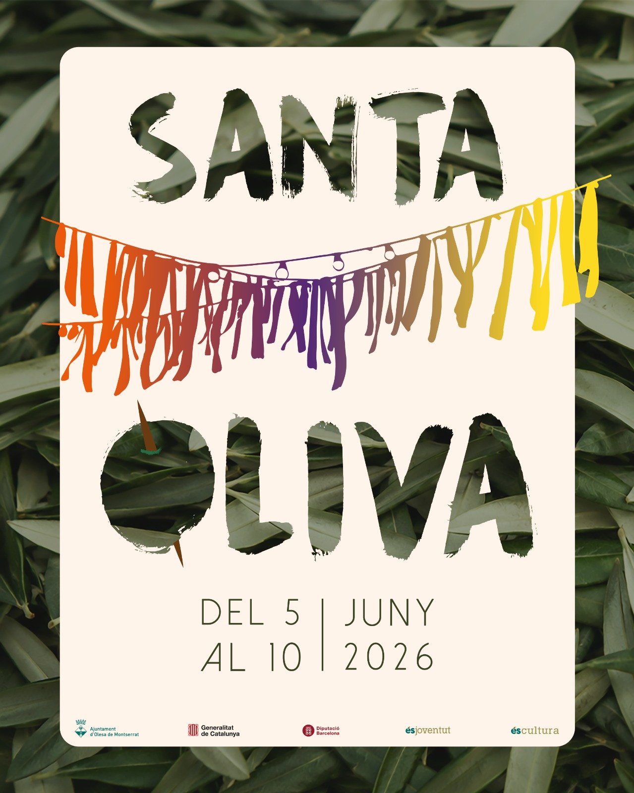 Cartell Festes Santa Oliva 2026