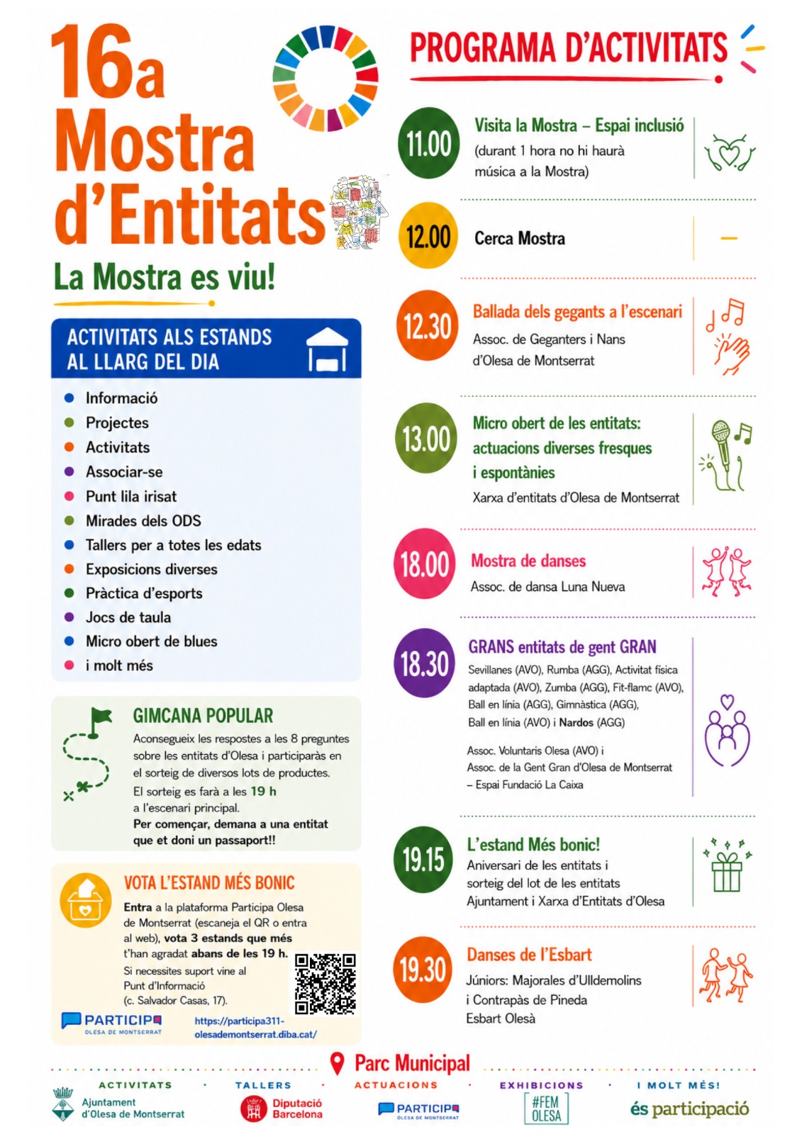 Cartell_Activitats 16a Mostra d'Entitats