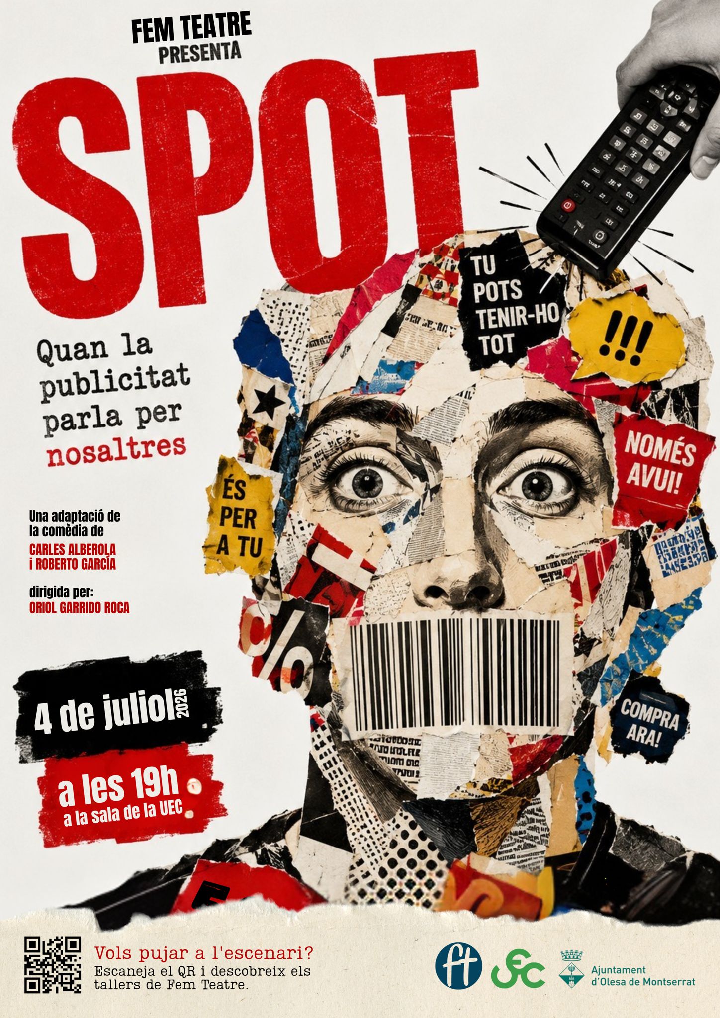 Cartell de l'obra de teatre SPOT
