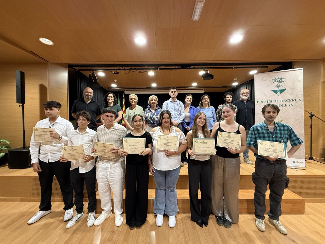 Entrega de guardons de la 42a edició dels Premis de Recerca Vila d'Olesa