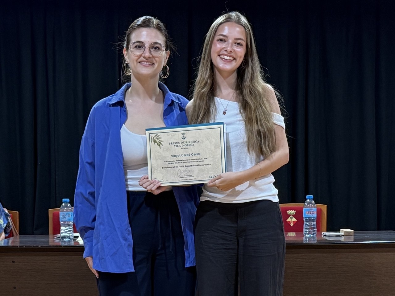 Entrega de guardons de la 42a edició dels Premis de Recerca Vila d'Olesa