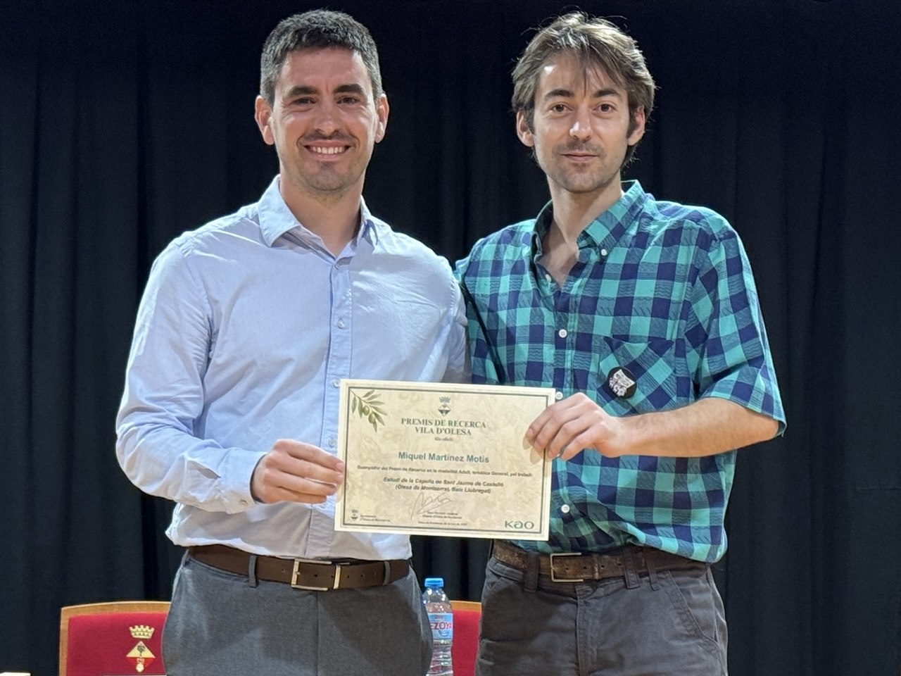 Entrega de guardons de la 42a edició dels Premis de Recerca Vila d'Olesa