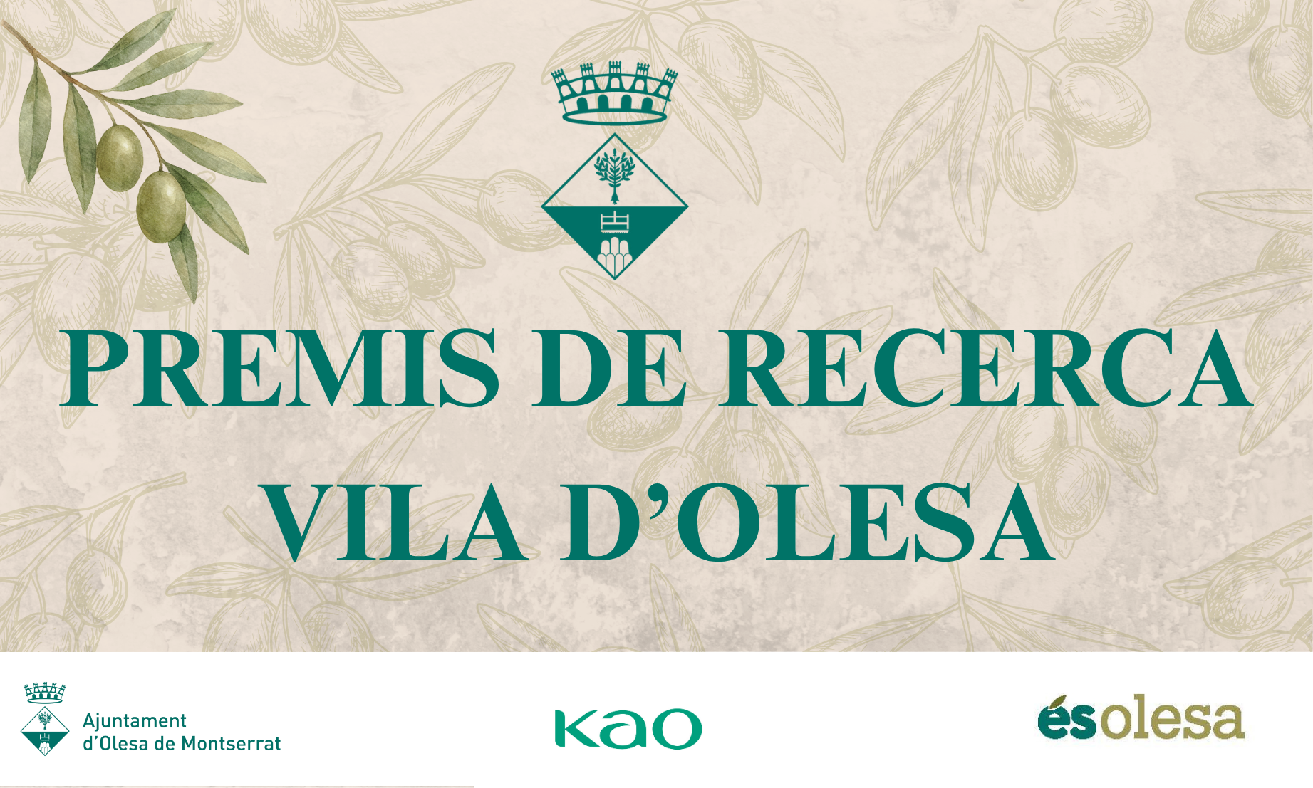 Baner Premis de Recerca vila d'Olesa