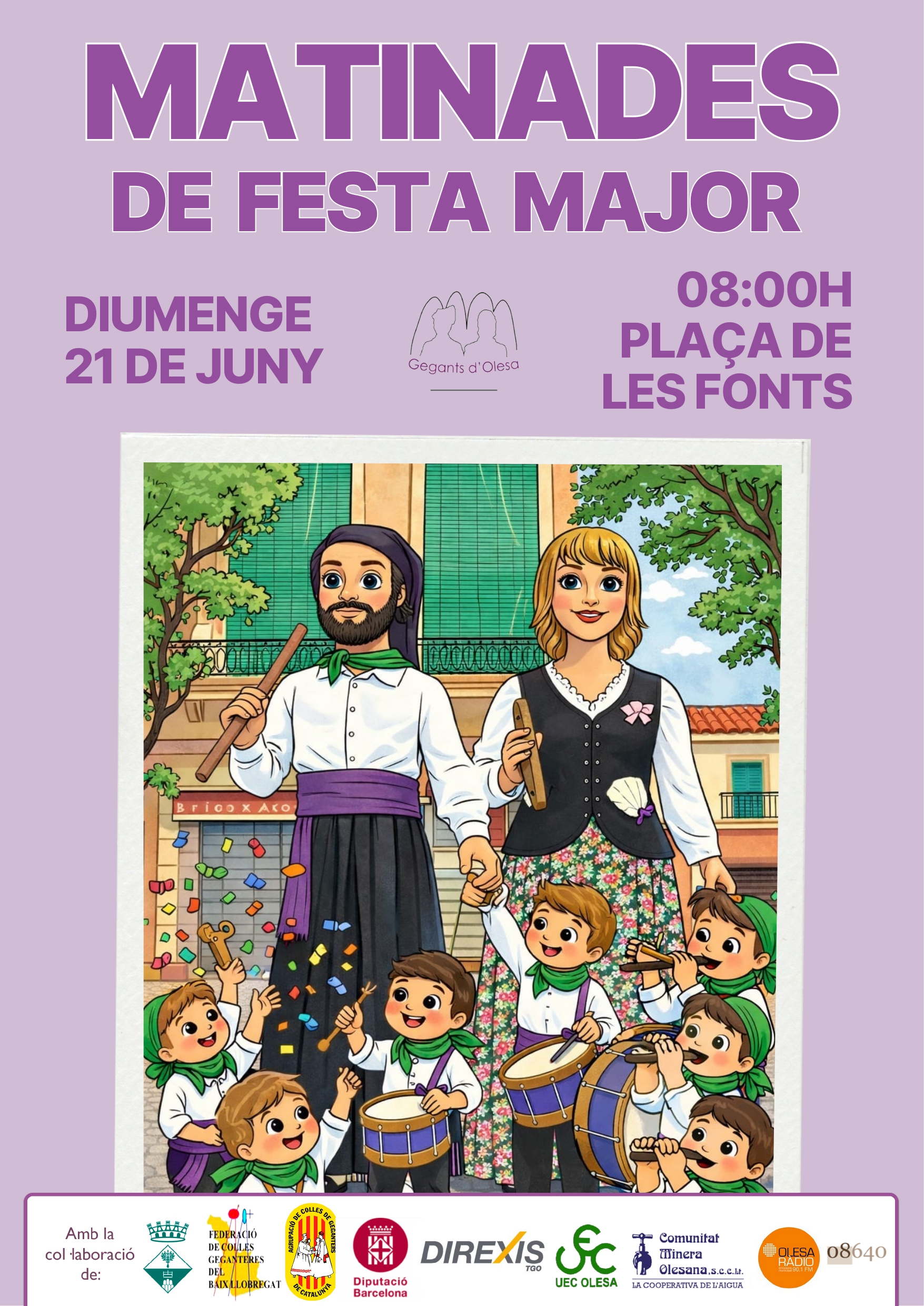 Cartell de Matinades de Festa Major