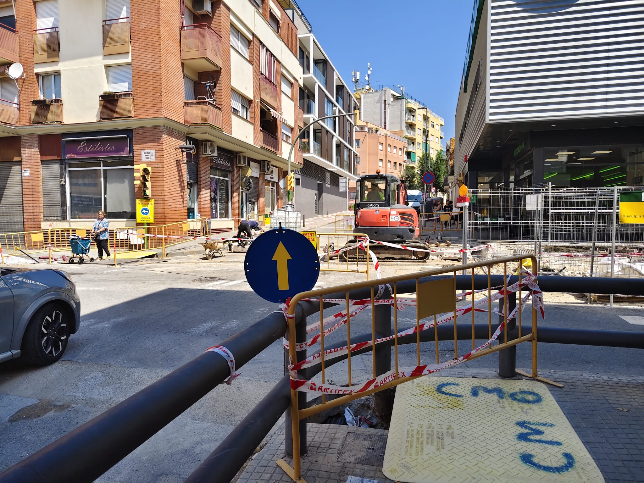 Foto_obres de l'avinguda de Francesc Macià_juliol 2026