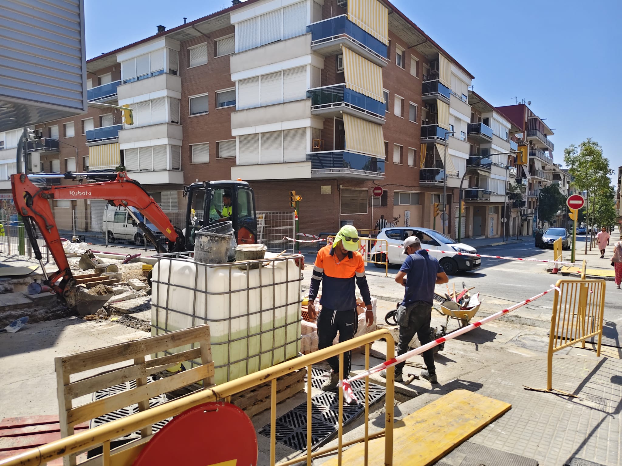 Foto_obres de l'avinguda de Francesc Macià