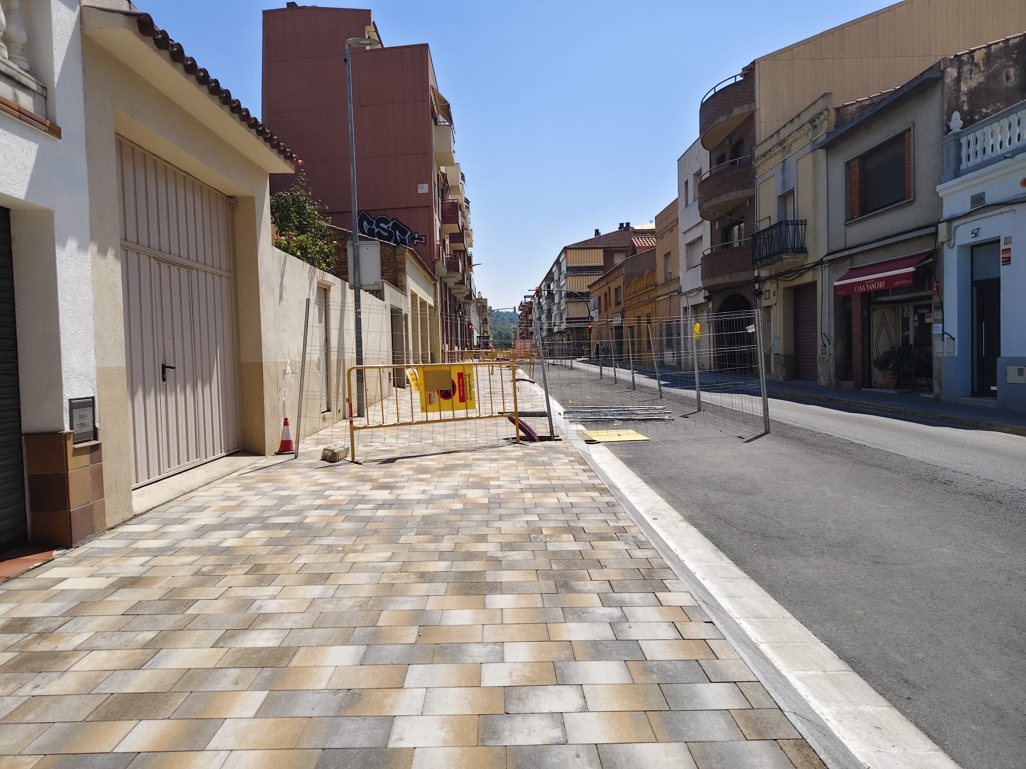 Foto_obres de l'avinguda de Francesc Macià_juliol 2026