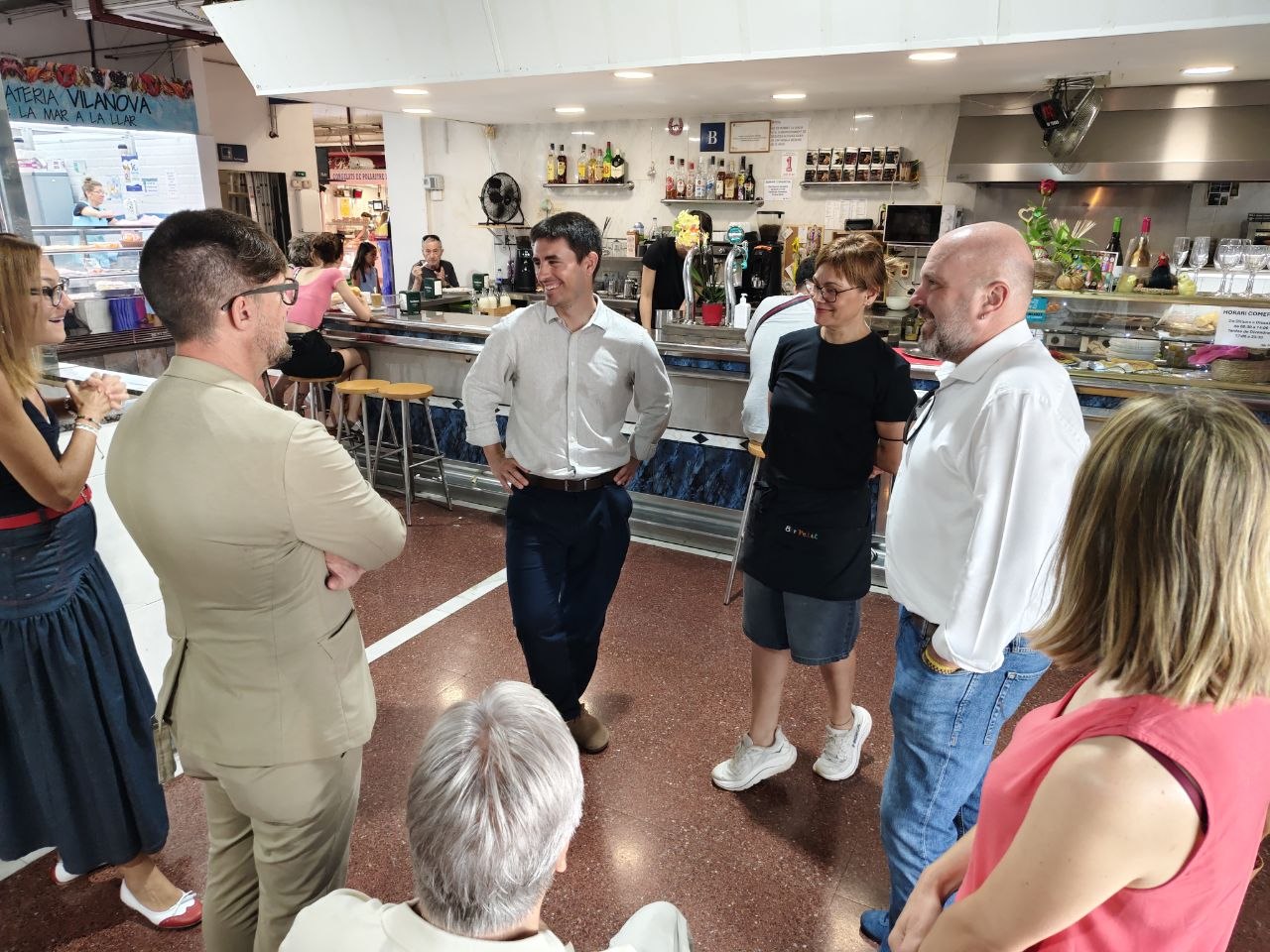 Reunió de l'Ajuntament d'Olesa amb el departament de Comerç de la Generalitat