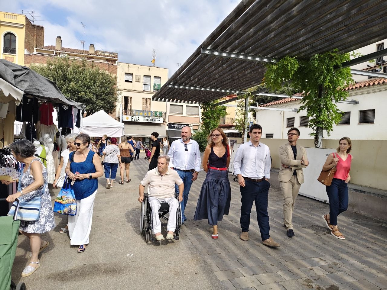 Reunió de l'Ajuntament d'Olesa amb el departament de Comerç de la Generalitat