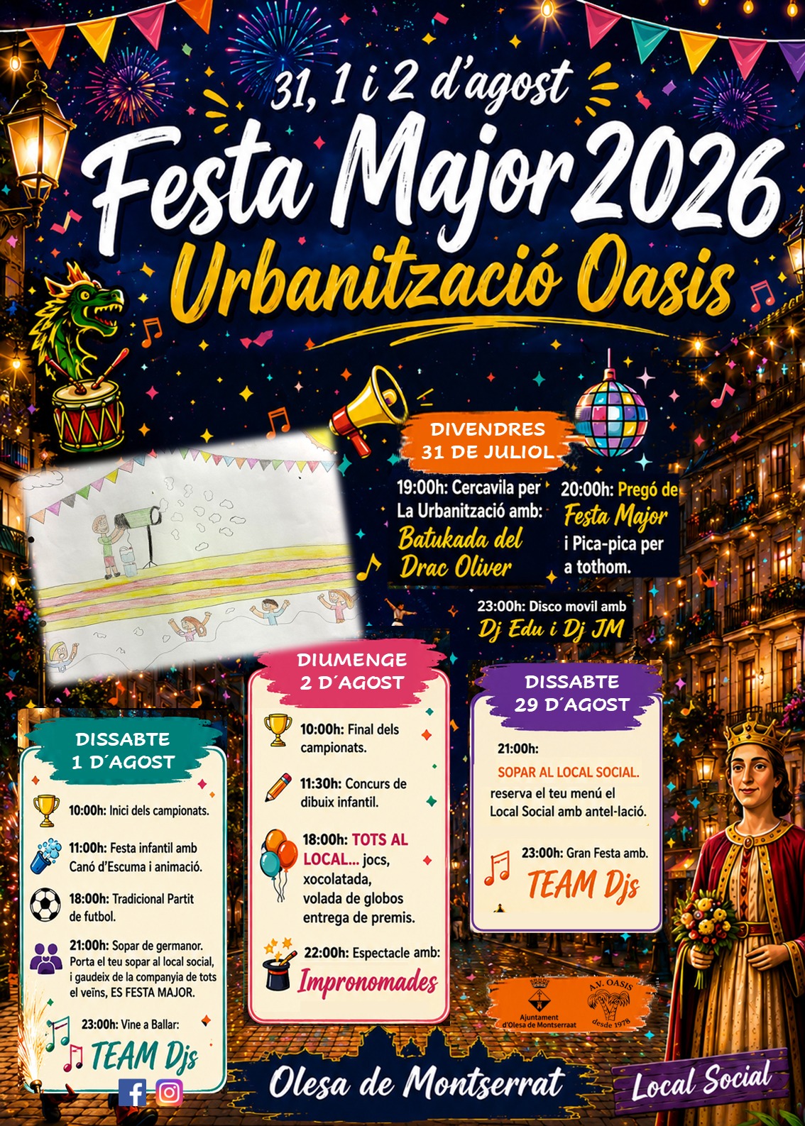 Festa Major d'Oasis 2026