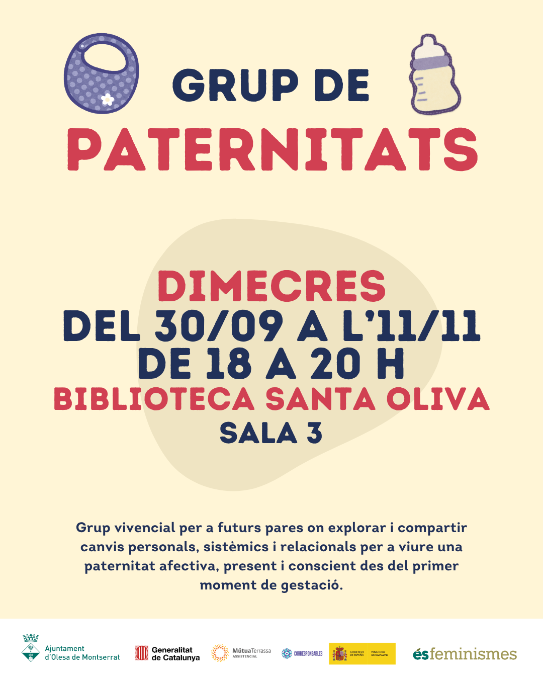 Cartell del grup de paternitats 2026