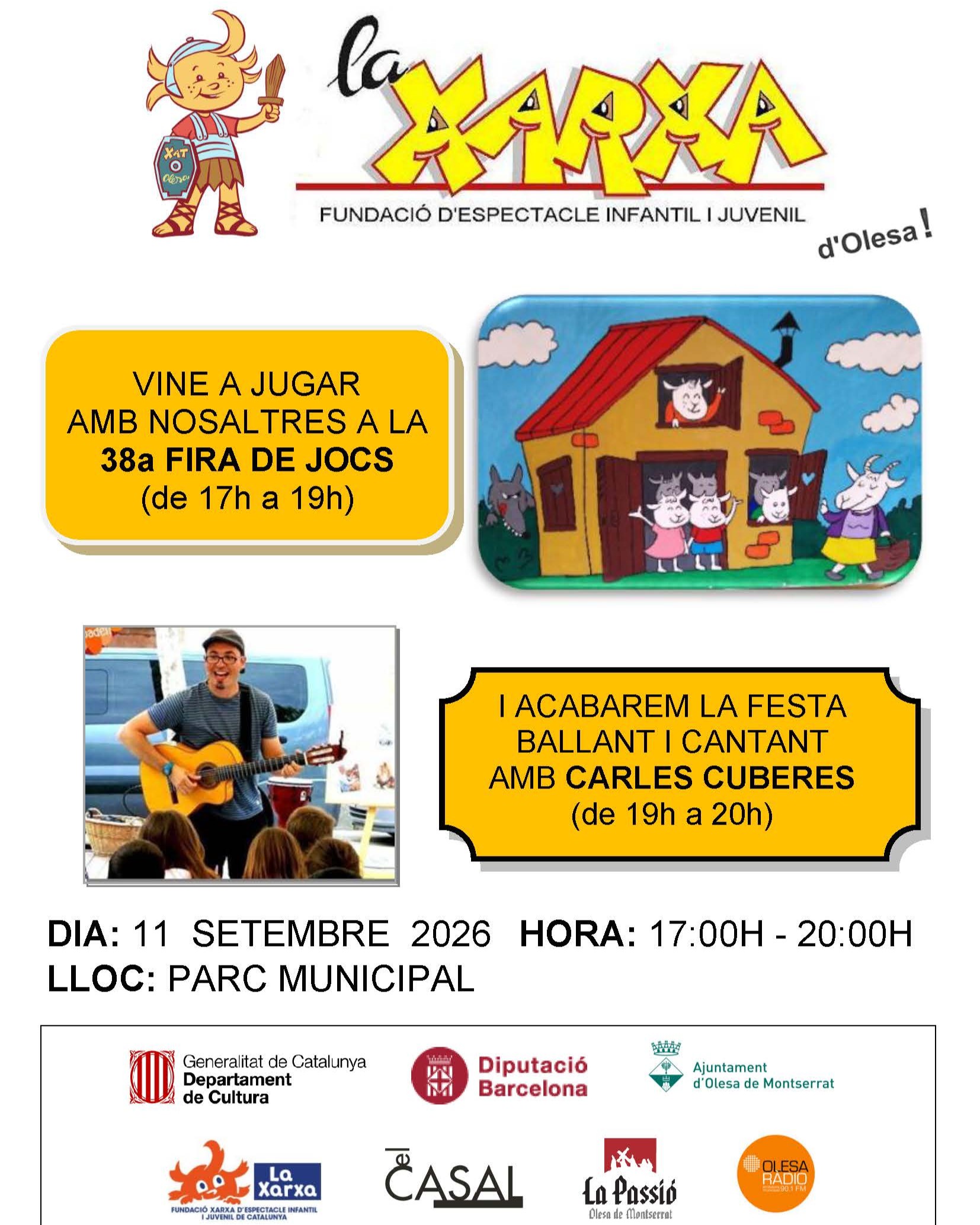 Cartell de la 38a Fira de Jocs de la Xarxa