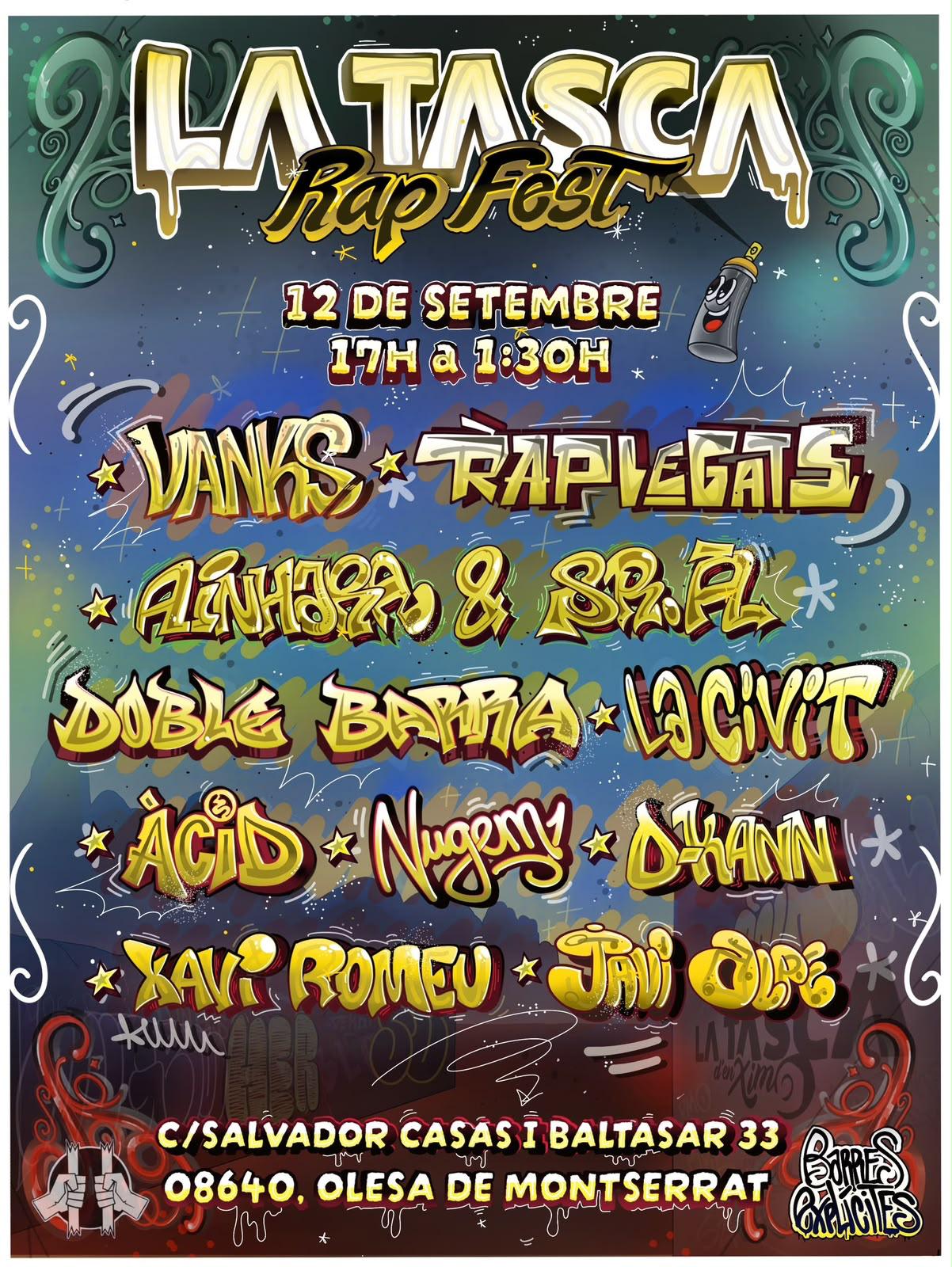 Cartell del Tasca Rap Festa de 2026