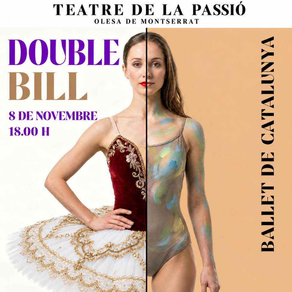 Cartell de l'espectacle de dansa Double Bill